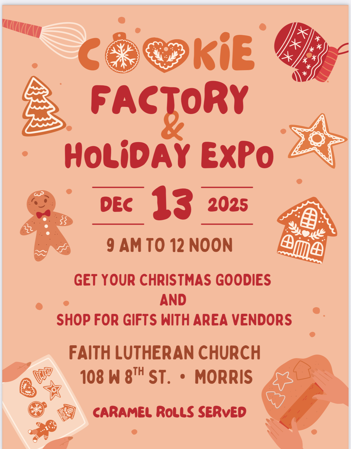 Cookie Factory At Faith Lutheran Church In Morris