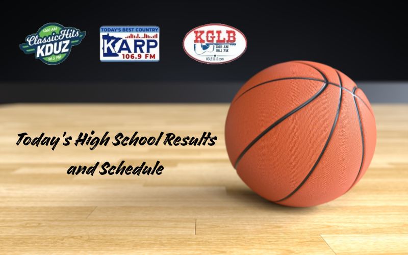 Local Results, Schedule – January 9, 10