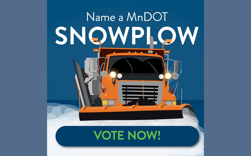 Voting Begins on MNDOT’s Name a Snowplow Finalists