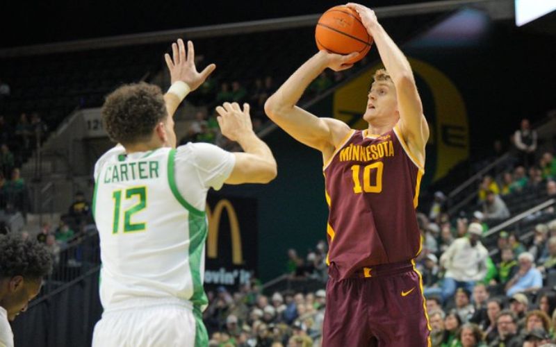Gopher Mens BB wins at Oregon